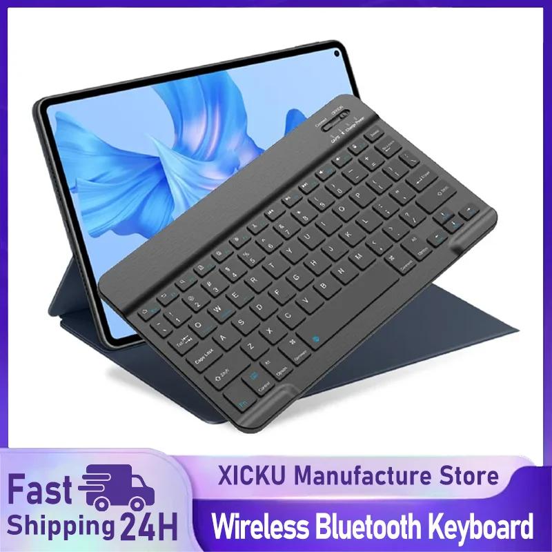 Bluetooth Keyboard for iPad 10th Generation iPad Pro 13 12 11 10 9 8 7 Inch iPad Air 13 11th iPad Mini Samsung Tablets