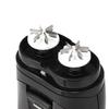 2188 Portable Electric Shaver with LED Light, Double Blade Beard Trimmer, Battery Operated Razor