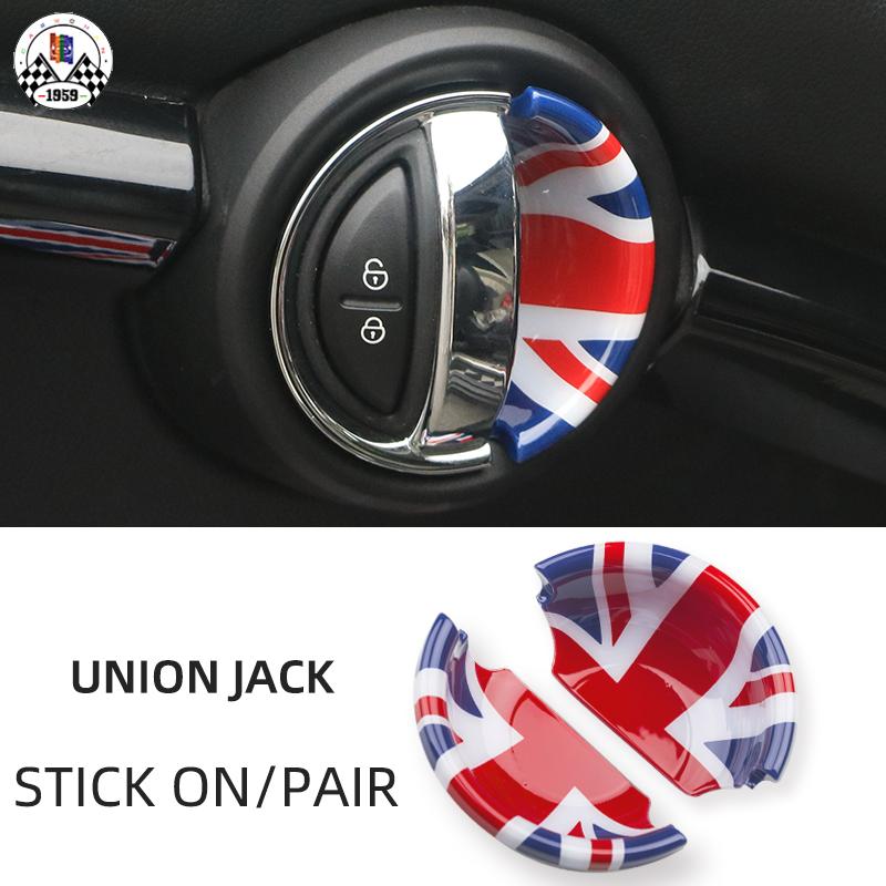 ABS Material UV Protected Accessories Interior Door Knob Handle Cover For mini cooper F56 F57 F60 F54 F55 F56 F57