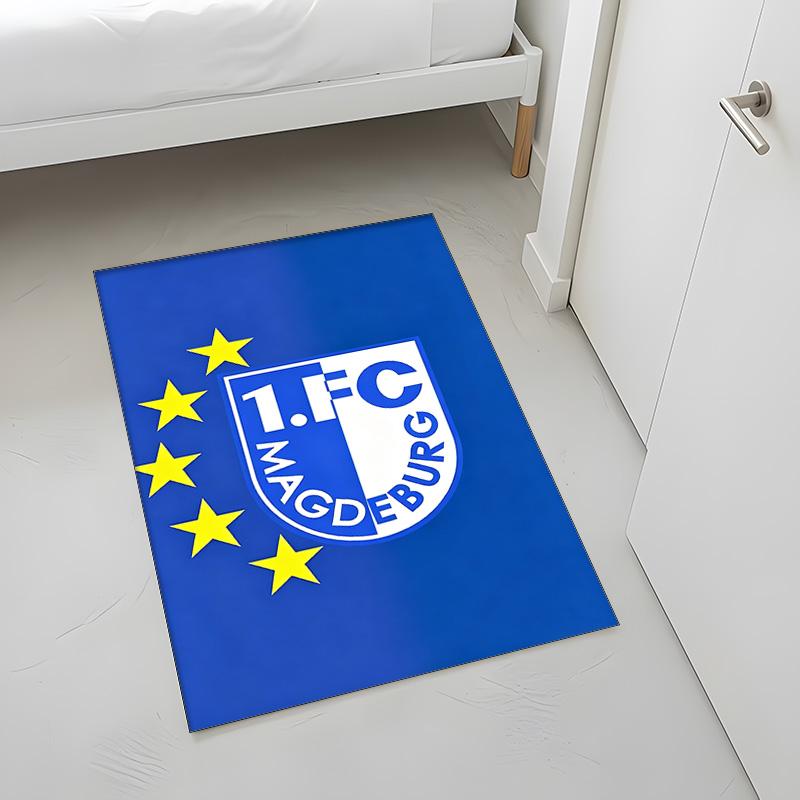 1. FC Magdeburg (1) Rug Suitable For Living Rooms Bedrooms Computer Rooms Dining Areas And Placement Under Tables And Chairs Also An Ideal Choice For