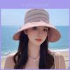 Summer Sun Protection Hat With Wide Brim And Bow For Women Outdoor Casual Wear