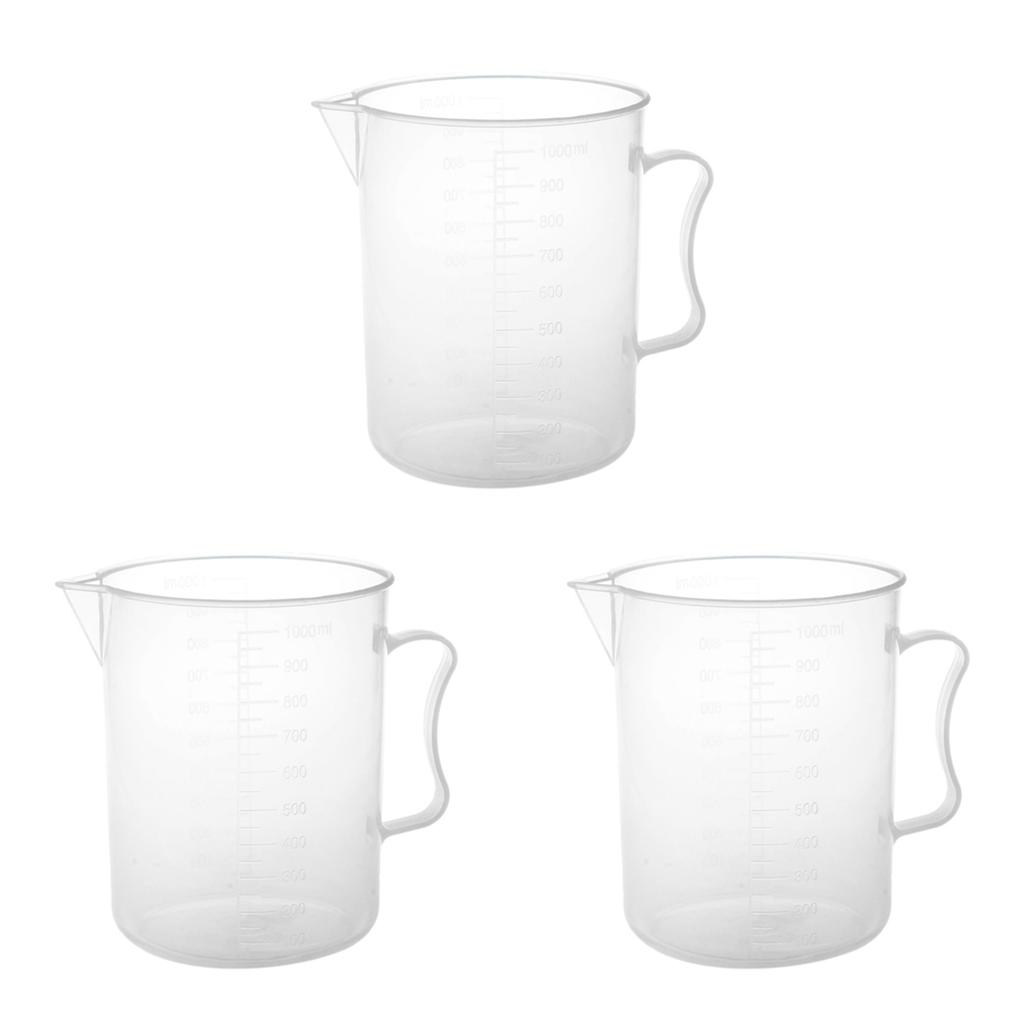 A84X-3X 1000Ml Transparent Graduated Beaker With Handle