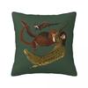Vintage Emmet Otter Square Pillowcase Cushion Cover Pillow Case Throw Pillow Cover for Home Bedroom Car