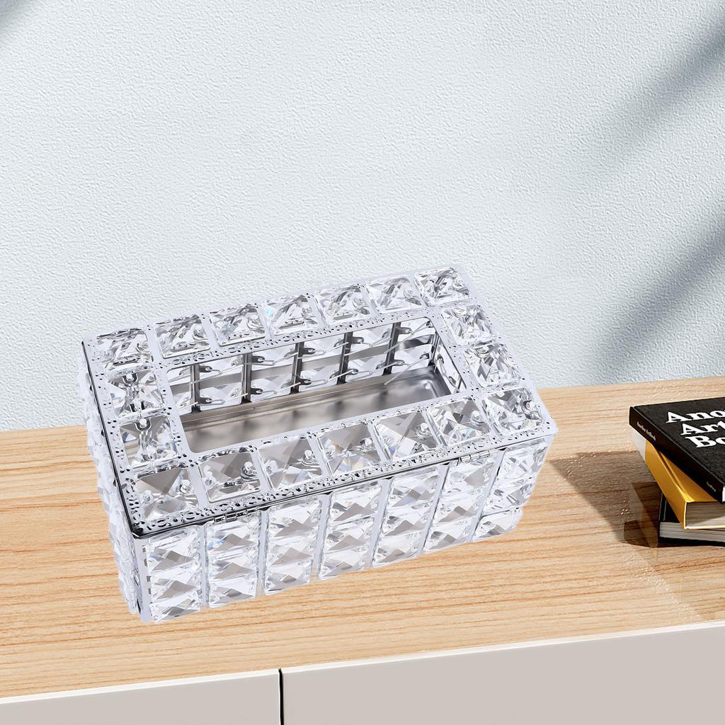 Tissue Dispenser Elegant Napkin Holder Decorative Facial Tissue Holder for Bathroom Living Room