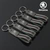 for Skoda Business Style Keyring Buckle Key Chain Rings Rapid Kodiaq Octavia Tour RS Fabia 2 Superb Kamiq Yeti Karoq Decoration dnhr35
