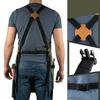 Fartuchy Stenffy z płótna bawełnianego, Wiele kieszeni, Regulowany fartuch z krzyżowym tyłem do odciążania, Fartuchy do BBQ, do kawiarni i szefa kuchni dla mężczyzn