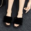 Winter Plush Cotton Shoes Plus Size Women's Shoes Cotton Slippers Flip Flops