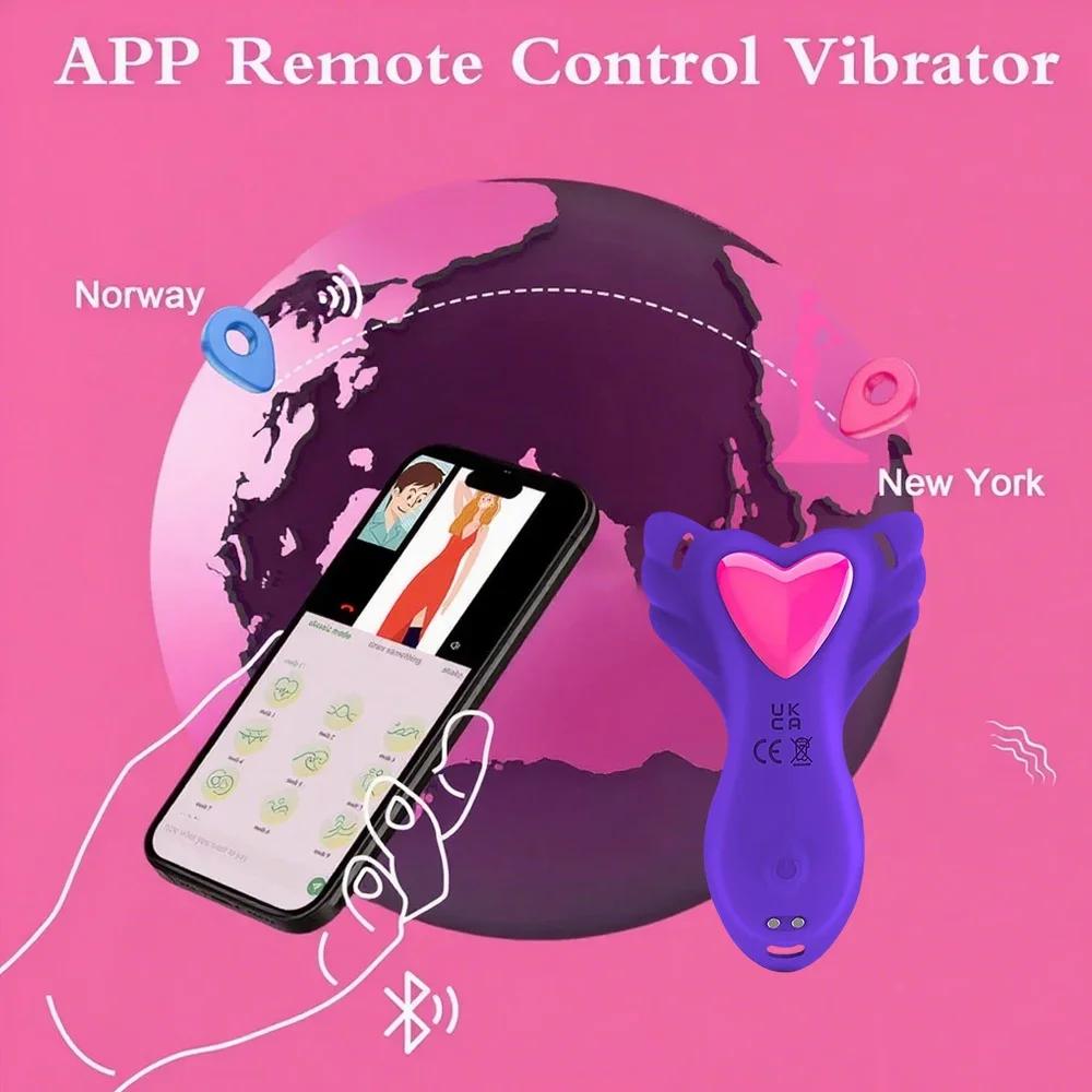 Wearable Panty Vibrator for Women Female Vaginal G Spot Massage Adult Sex Toy Penis Ring Clitoral Stimulator Couple for Couples