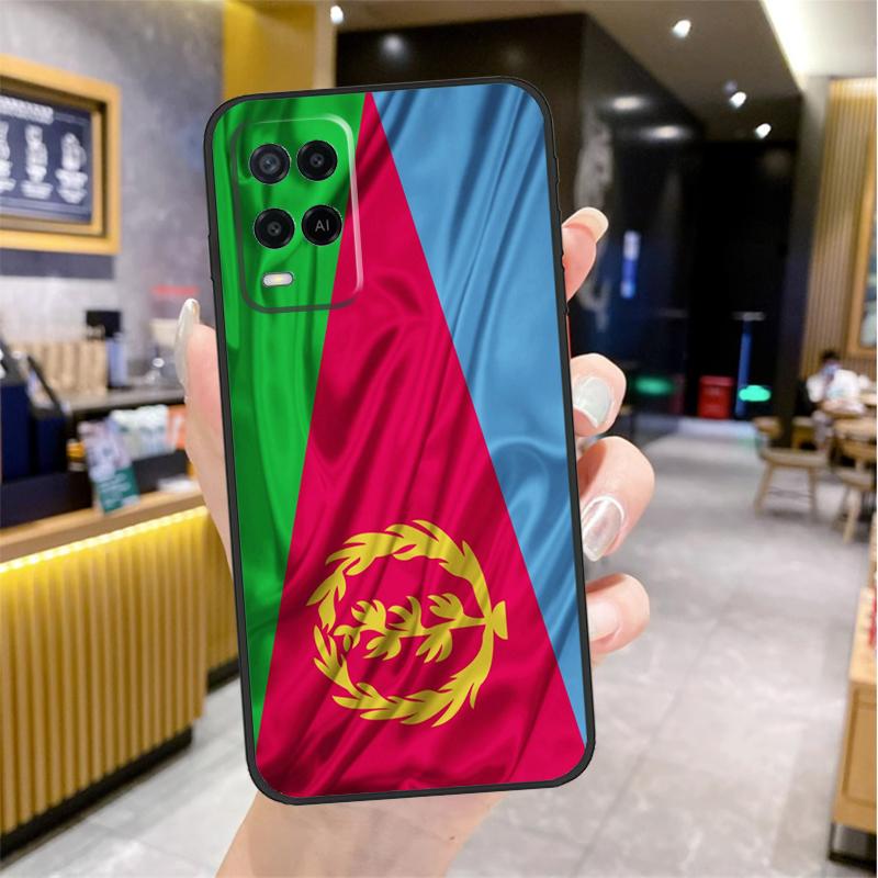 Eritrea Flag Case For Oppo A98 A18 A38 A58 A78 A60 A80 A40 A96 A76 A16 A94 A74 A54 A15 A17 A57 A77 A5 Pro