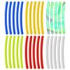 40/20pcs Car Wheel Tire Hub Reflective Strips Car Motor Tyre High Reflective Night Warning Safety Driving Reflector Sticker