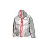 Puma Logo Hooded Down Jacket Women Outerwear Cement-Gray 530696-10