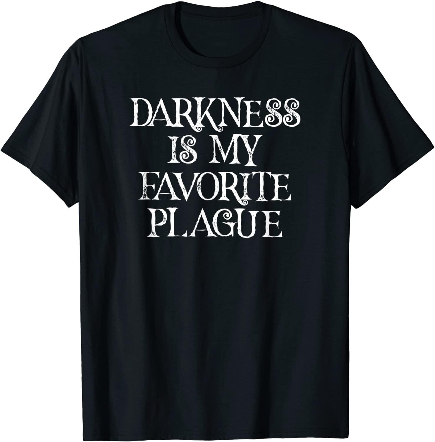 BEST! Funny Darkness is My Favorite Plague Funny Passover Gift Tee S-3XL XXXL