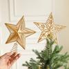 Radiant 3D Hollow Star Christmas Tree Topper Decoration