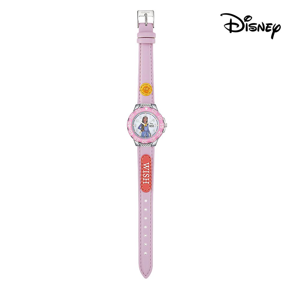 Dijeuni 100Th Anniversary Animation Wish Asha Children'S Leather Band Wristwatch Ow089As