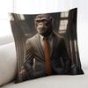 Funny Gentleman Monkey cushion cover Home Bedding Sofa living Room pillowcase Simple Soft Skin Cushion Cover Party Gift