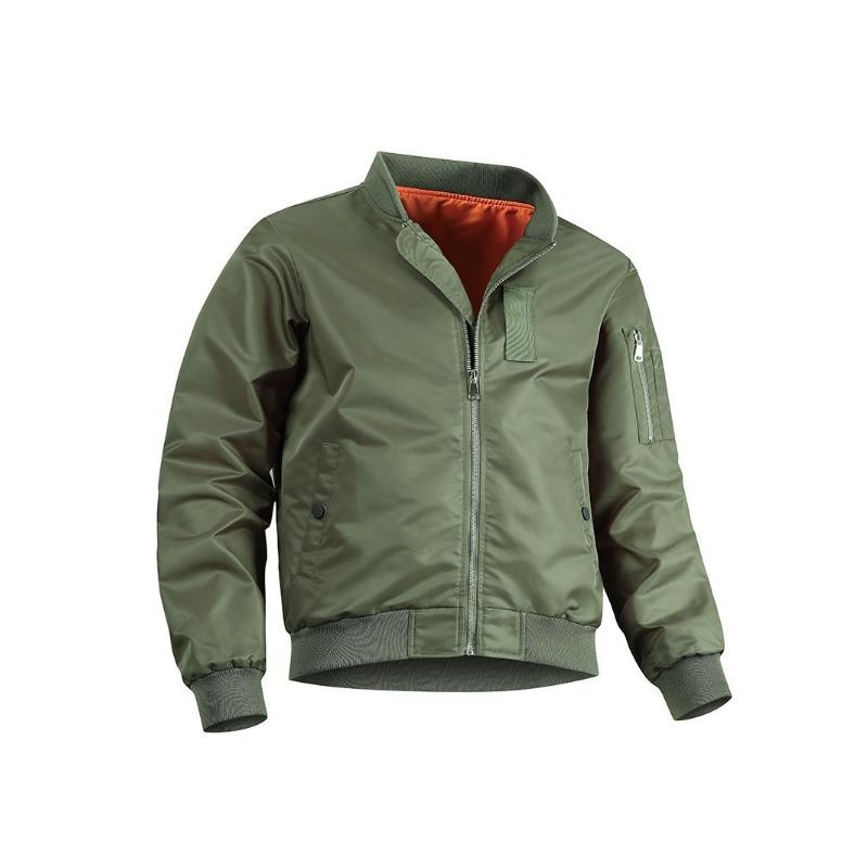 Spring New Air Force MA1 Pilot Jacket American Baseball Collar Jacket Fashionable and Versatile Casual Men's Jacket