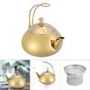 Classical 1.5L Stainless Steel Teapot Induction Cooker Teakettle Fast Water Heating Boiling Pot