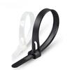 100 PCS Durable Self-locking Zip Ties Multi Purpose Car Instrument Zip Ties  for Auto Repairing
