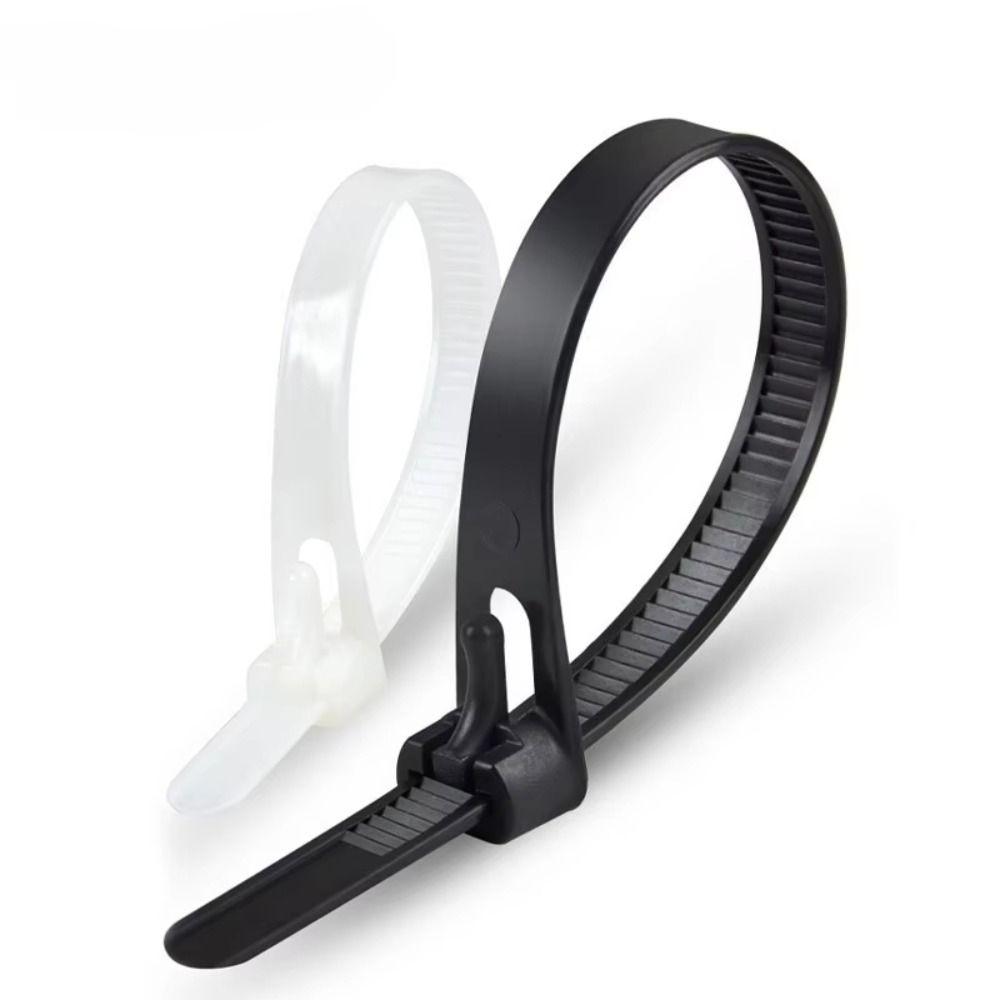 100 PCS Durable Self-locking Zip Ties Multi Purpose Car Instrument Zip Ties for Auto Repairing