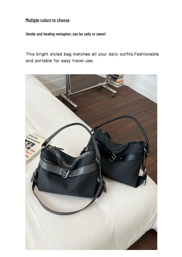 2026 New Arrival Retro Tote: High-End Fashion Simple Casual Crossbody Shoulder Bag for Women
