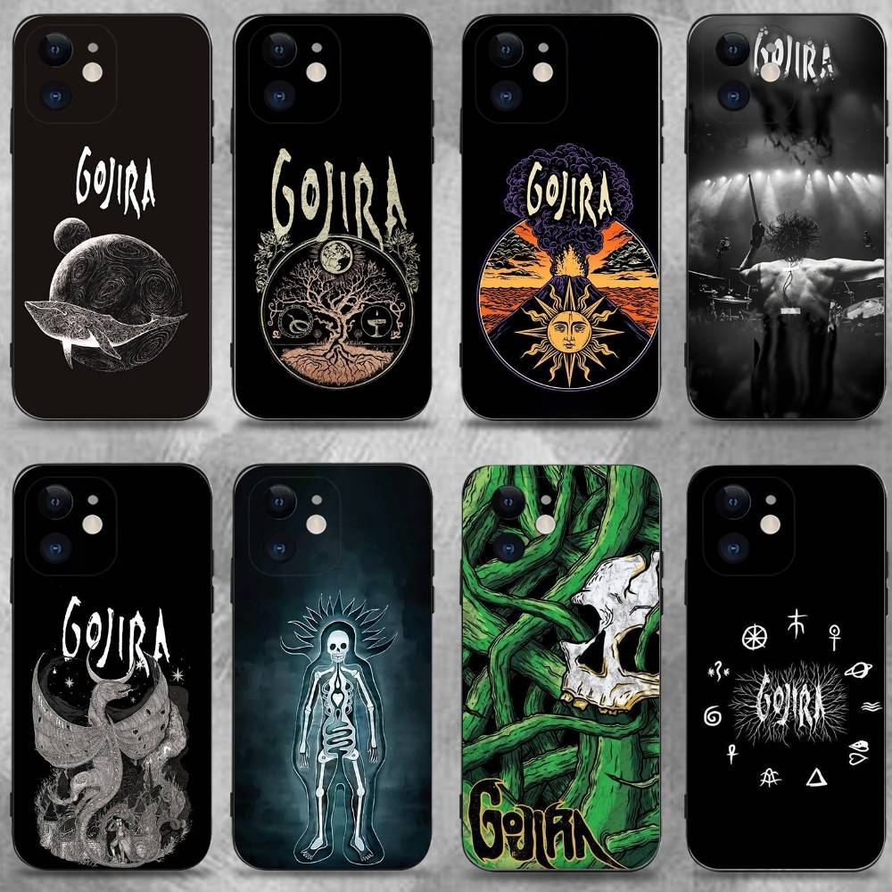 Band G-GojiraS Mea Culpa Handyhülle Für iPhone 16,15,14,13,12,11 Plus,Pro Max,XS,X,XR,SE,Mini,8,7,Weiches Silikon Schwarze Hülle