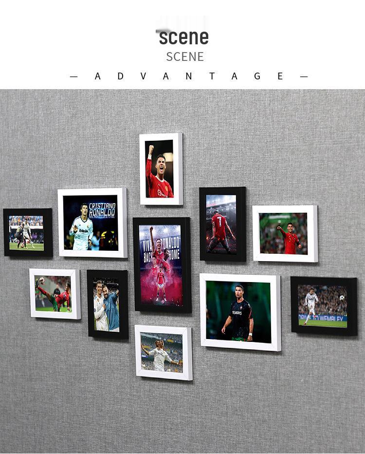 Póster Estrella de la Champions League y el Mundial CR7 - Arte de Pared Decorativo para Dormitorio o Habitación