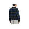 Levis Plaid British Style Faux Shearling Jacket Men Jackets Blue A4882-0005