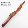 Guasha Wood Back Massage Roller Stick with 31 Beads Lymphatic Drainage Body Shaping Massager Tool for Relaxation