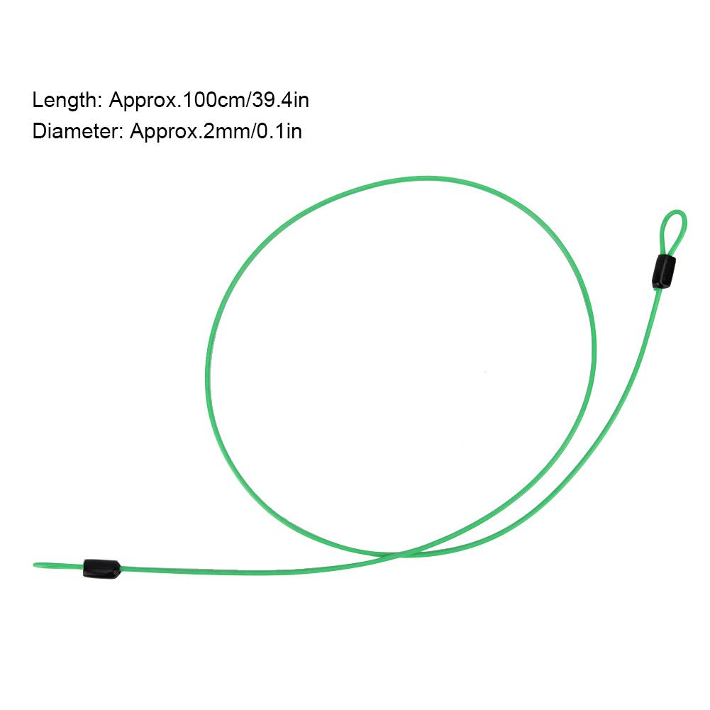 Cycling Sports Internal Steel Wire and External Plastic Security Loop Cable Bicycle Scooter Lock