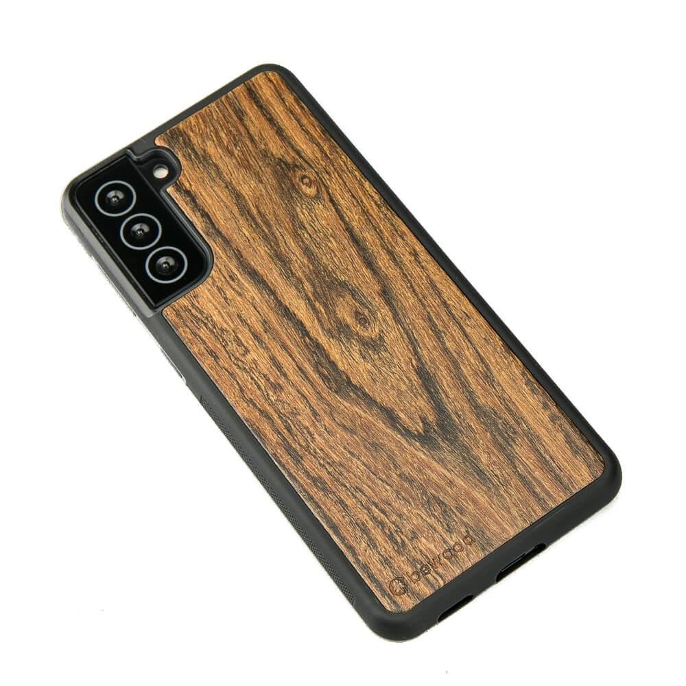 Wooden Case for Samsung Galaxy S21 FE bocote