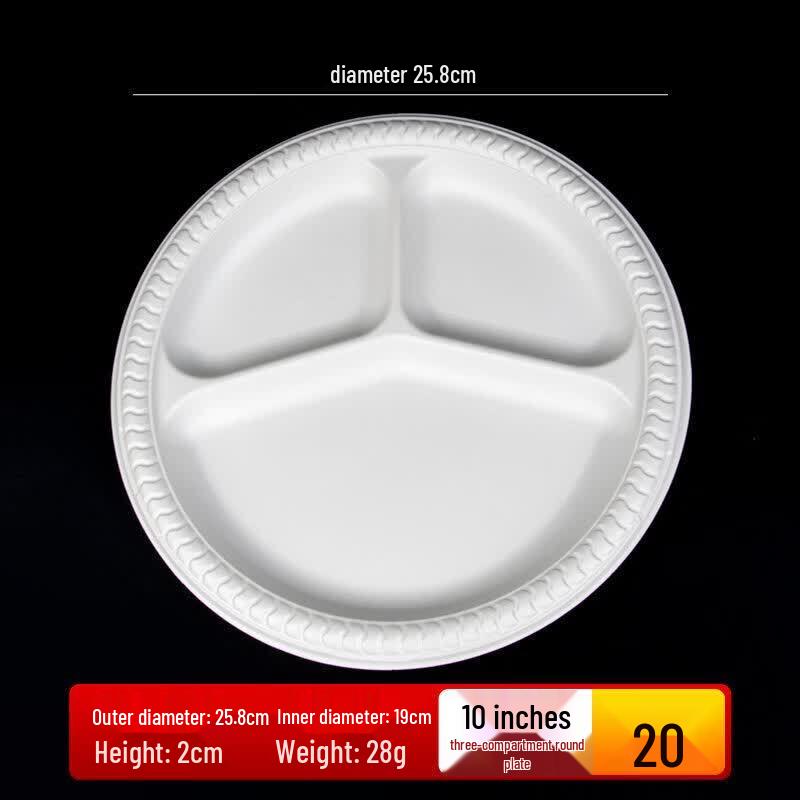 Qiwei Disposable Corn Starch Mini Plates