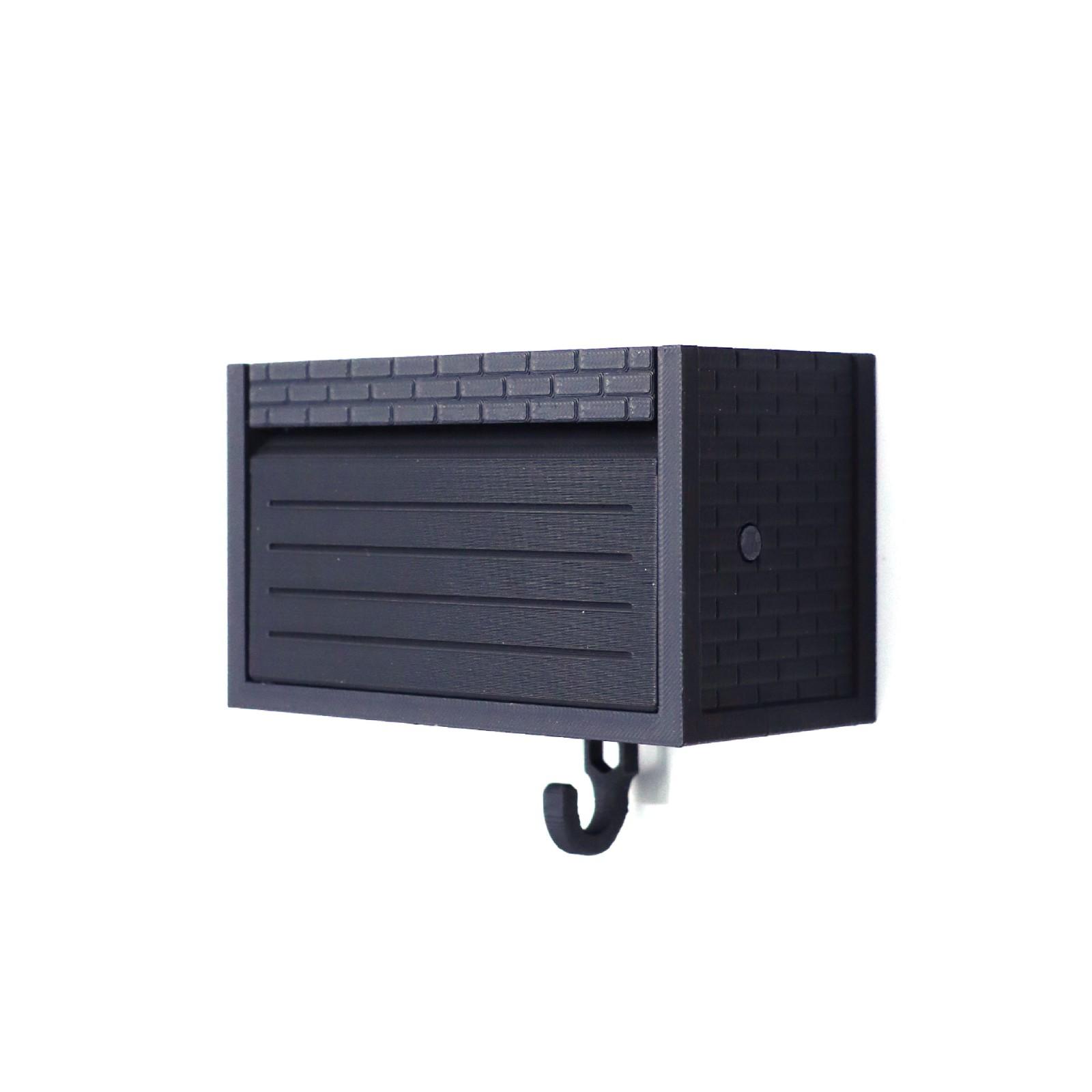 

Держатель ключей для гаража с открывающейся дверью, держатель ключей для стены, забавный 3D-печатный органайзер для ключей, настенное крепление, простая установка вешалки для ключей для прихожей One Size чёрный