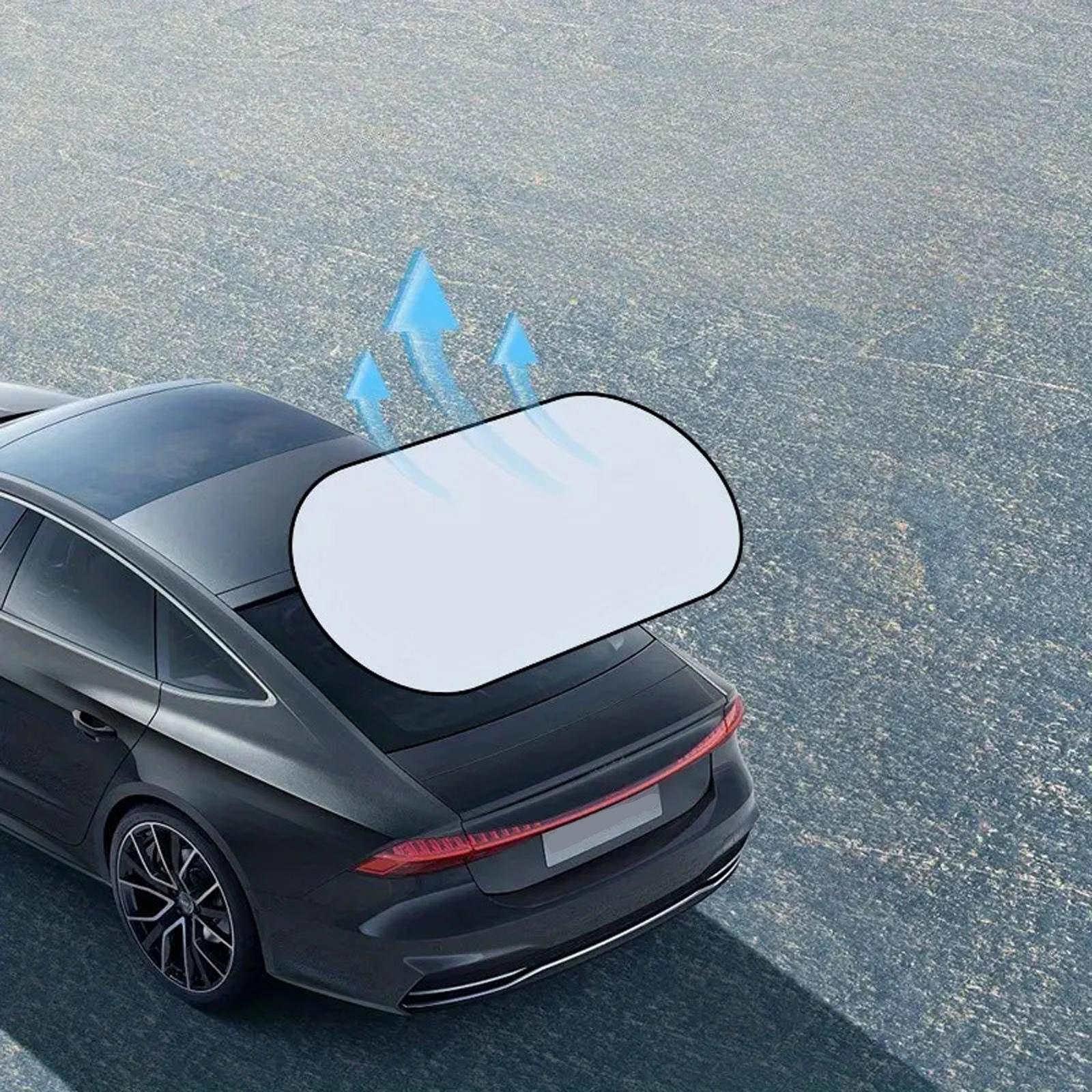 

High Efficiency Car Rear Window Heat Reflective Cover Sun Blocker Prevents Interior Fading Quick Setups Heat Protective 1
