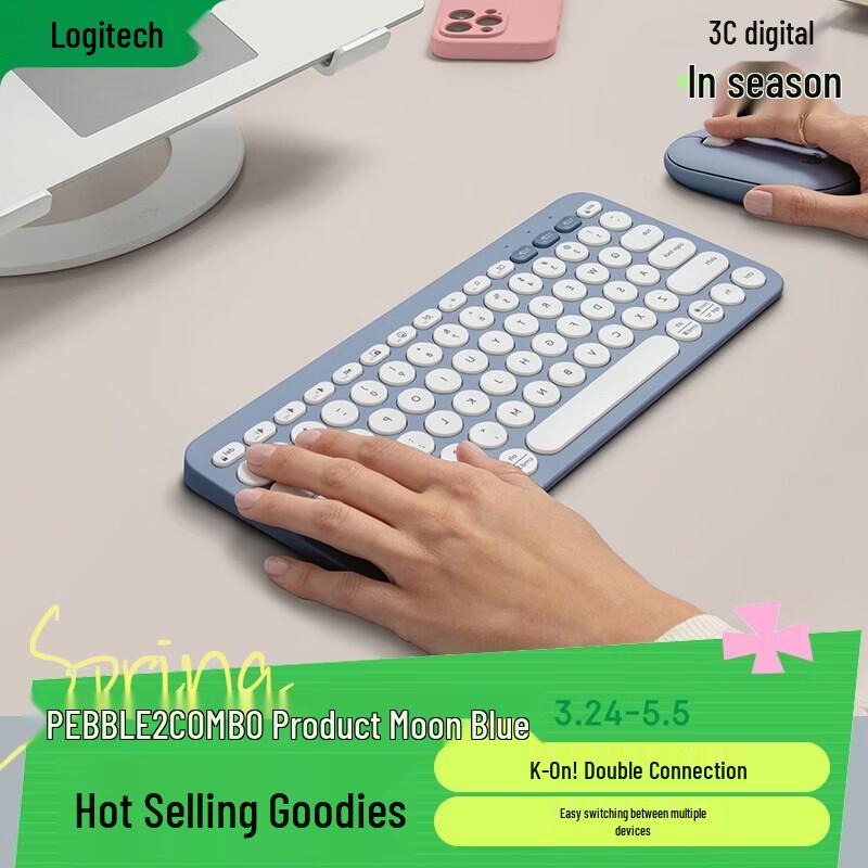 

Logitech Pebble 2 Combo Wireless Keyboard Mouse Set