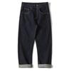 American Trendy Brand Denim Primary Color Jeans Men's Autumn New Pure Cotton Casual Loose Straight Wide-leg Trousers