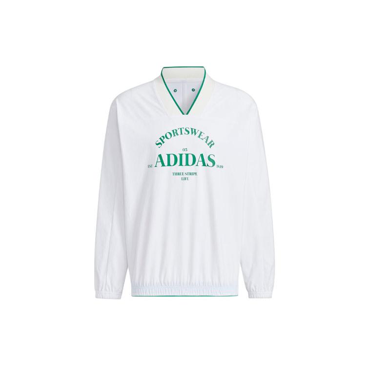 Мужская толстовка Adidas Verbiage с тканым рисунком Белый JE3669 XL