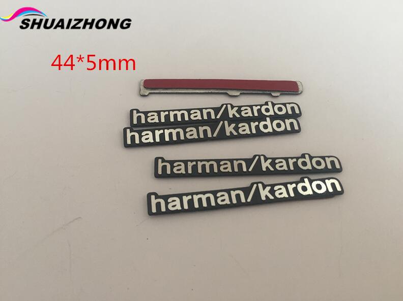 BCK2 2pcs 5pcs 10pcs forharman/kardon car Hi-Fi Speaker audio Speaker Badge stereo Emblem sticker car styling accessories
