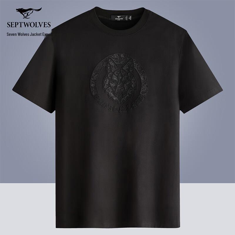 Septwolves Men s 7A Antibacterial Cooling Short Sleeve T-Shirt 175/92A