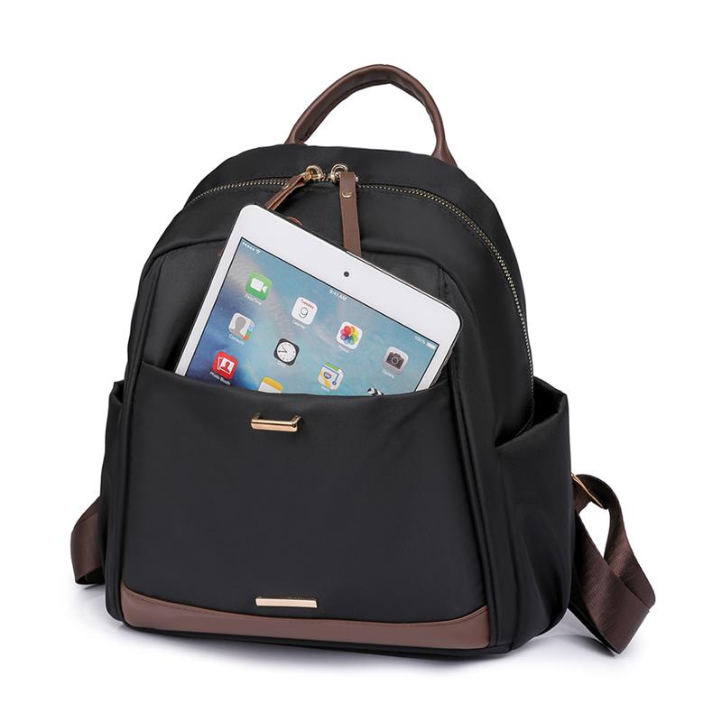 Женский рюкзак большой емкости для путешествий на открытом воздухе бежевый — фото 8