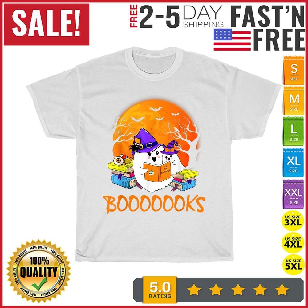 

Учитель Хэллоуин Привидение Бууууу Книги Буу Читай Книги Винтажная Футболка Мужская Женская НОВАЯ 3XL