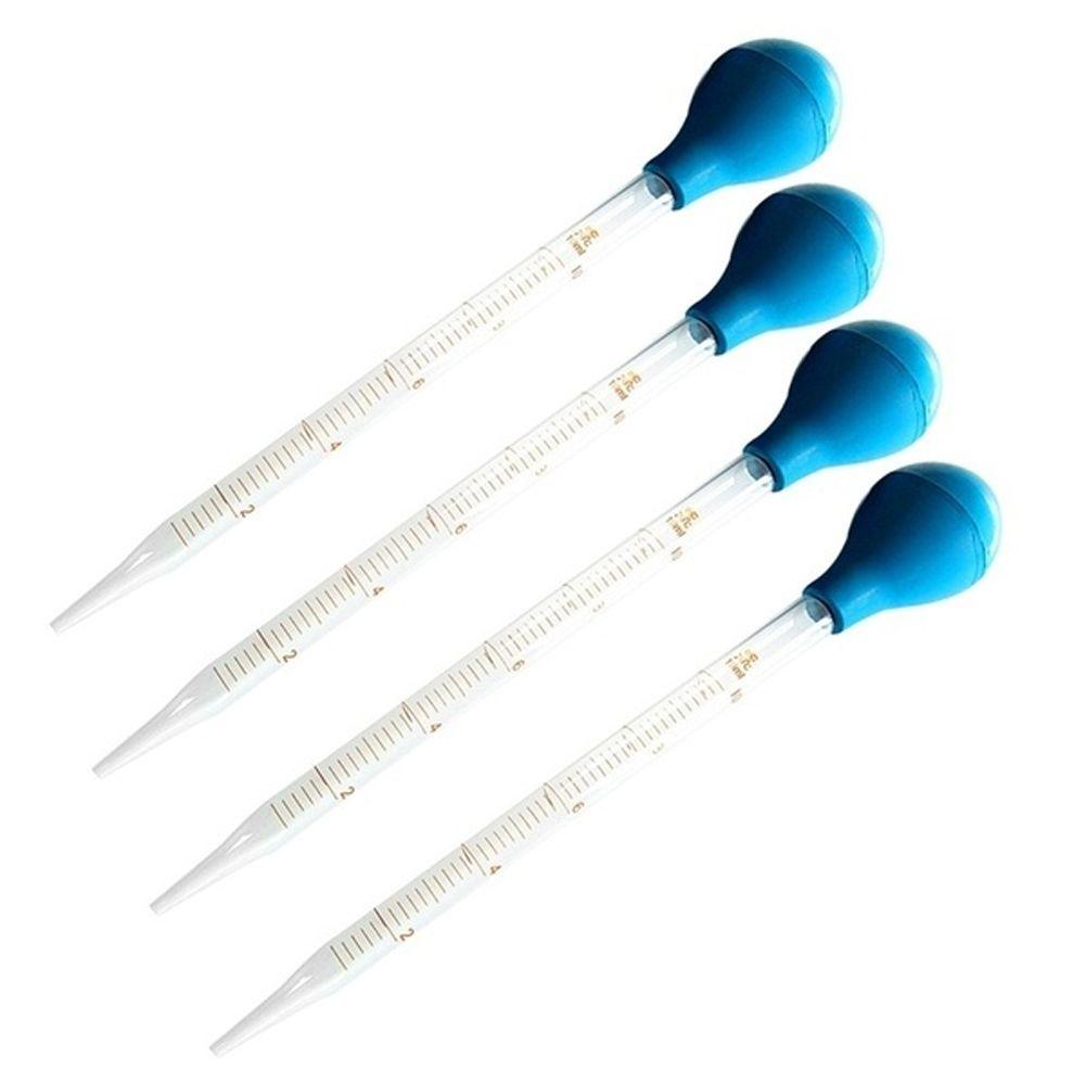 Blaue Pipette Pipett Mit Skala Glaspipetten Skala Tropfer Gummikopf