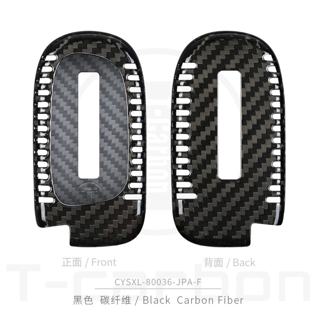Carbon Fiber T-Carbon Car Key Case For Jeep Grand Cherokee Dodge Jcuv Dart Journey Chrysler 300C Fiat 4 Button Remote Fob Cover