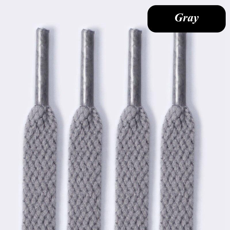 NEW Polyester Replacement Shoelaces Flat Shoe Laces Solid Color for Sneakers Canvas Shoes Casual Shoes