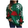 Women's Autumn/Winter Fashion Christmas Sweater  Round Neck Long  Seeve Sweater