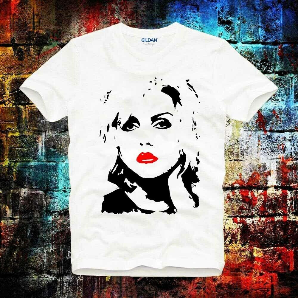 Blondie Debby Harry Hip Hop Rap Tee Top Unisex White Unisex All size Shirt A681 M