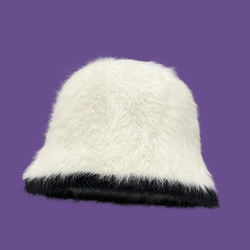 Style 4 Hat Versatile Style Sweet Knitted Warm And Soft Fisherman Hatcaps