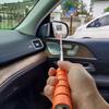 1Pc Scalable handheld car windshield scraper, portable car rearview mirror cleaning tool wiper