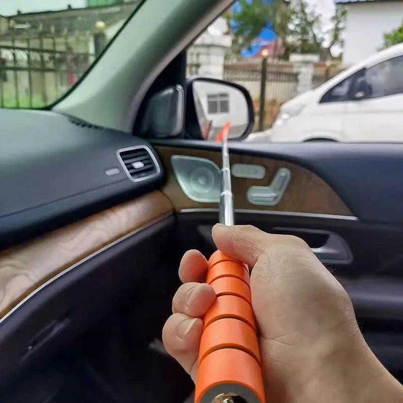 1Pc Scalable handheld car windshield scraper, portable car rearview mirror cleaning tool wiper