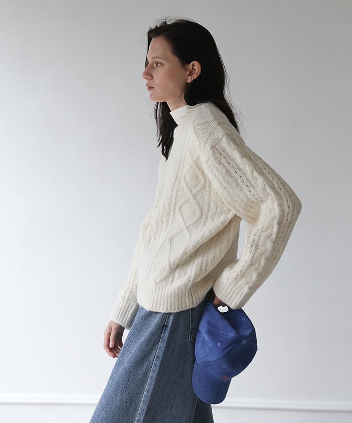 Beleunepeu Cable Knit Pullover 3 Colors