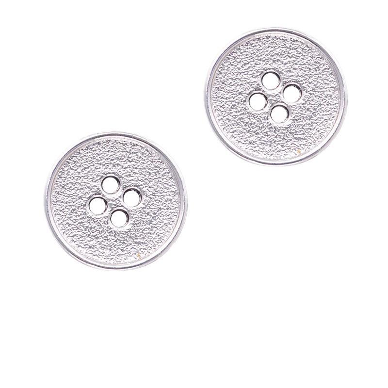 Four-Hole Zinc Alloy Hand-Sewn Metal Button - High-End, Exquisite & Versatile